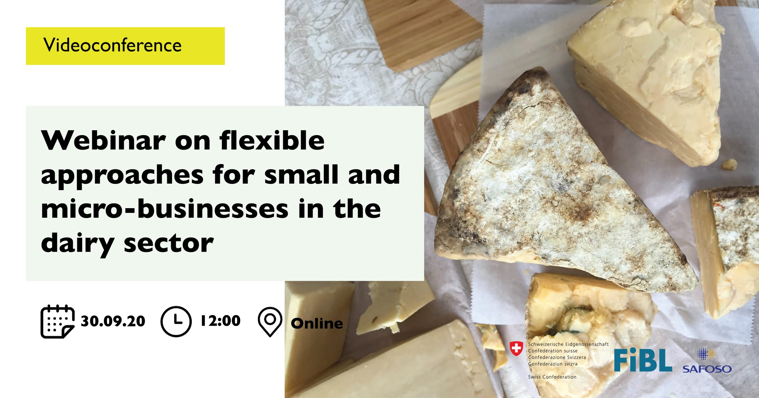 Webinar on flexible approaches for small and micro-businesses in the dairy sector