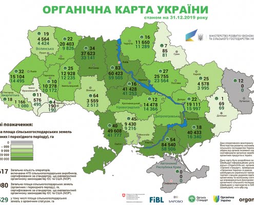 Органічна карта України 2019