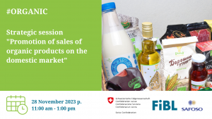 Strategic session "Promotion of sales of organic products on the domestic market"