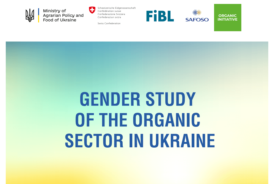 Gender study of the organic sector in Ukraine